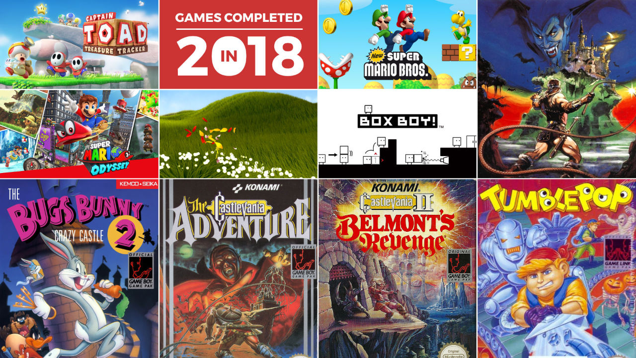 Collage of video game box art