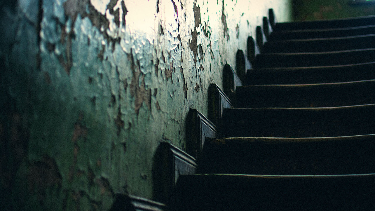 Stairs leading into darkness